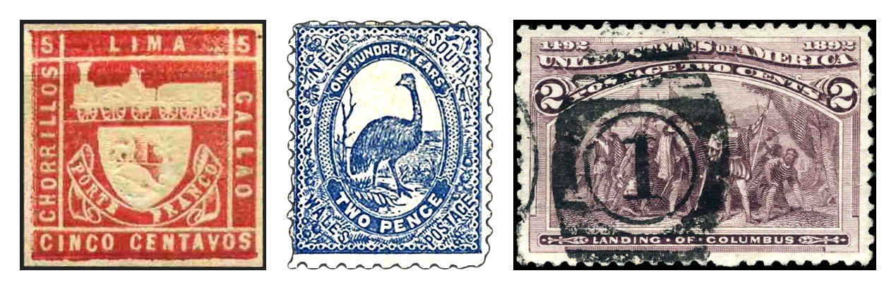 First commemoratives compared